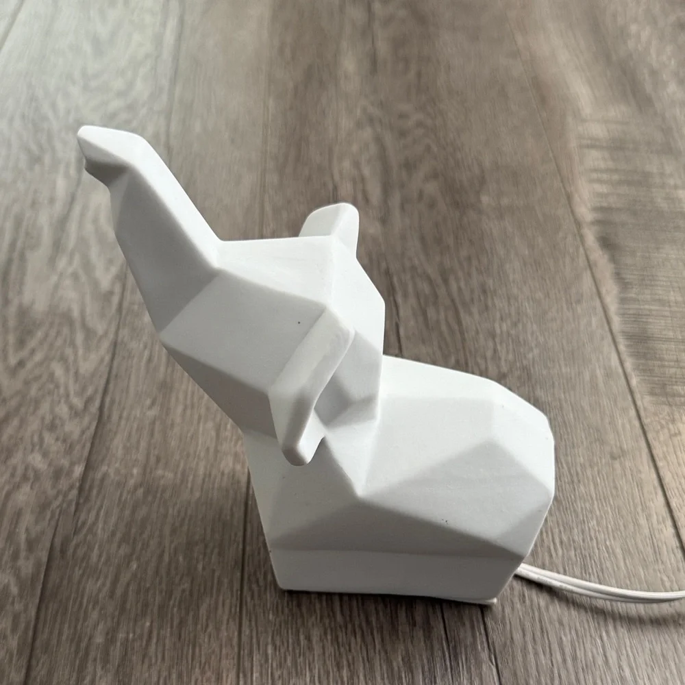 Restoration Hardware Modern Safari Animal Porcelain Nightlight - Elephant